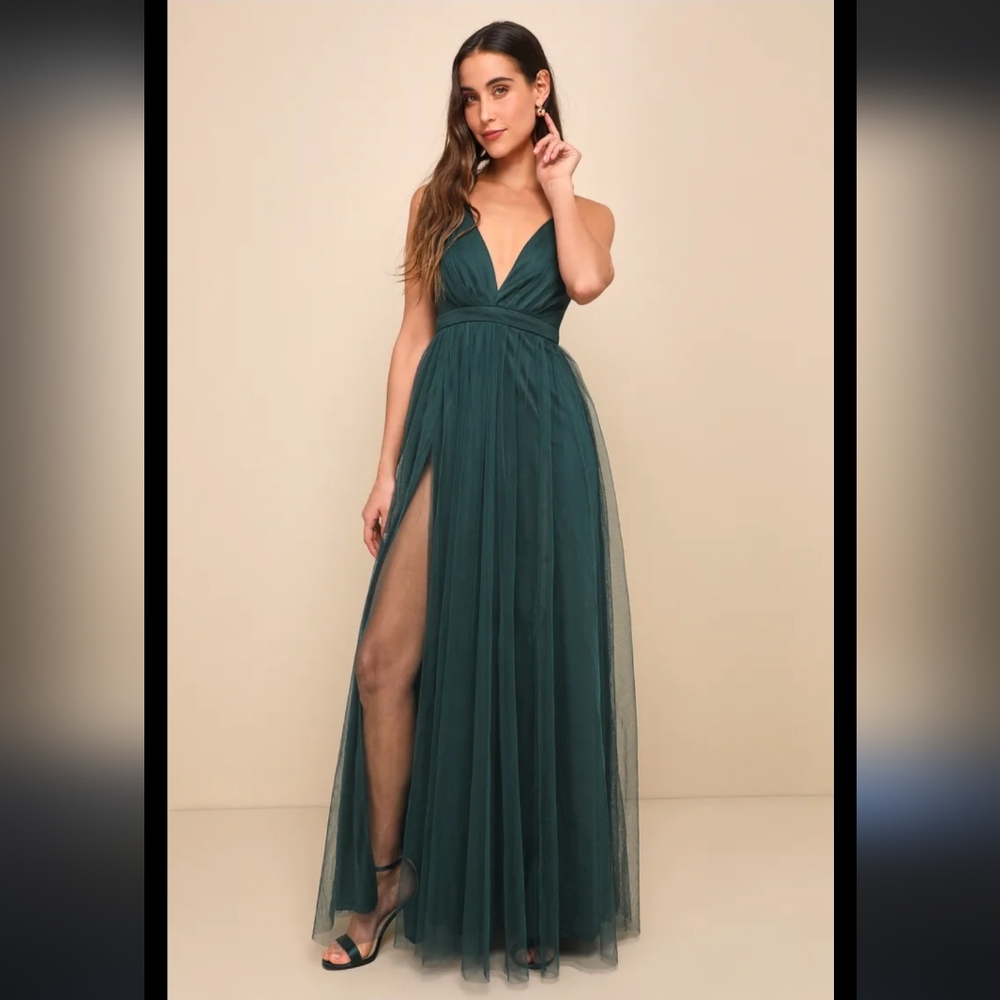 Lulus Tulle Maxi Dress - Picture 2 of 16